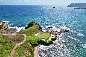 Cabot Saint Lucia (Point Hardy) 16th Path Aerial